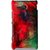 Snooky Printed Modern Art Mobile Back Cover For Sony Xperia SP - Red