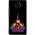 Snooky Printed Rainbow Music Mobile Back Cover For Micromax Yu Yunique - Black
