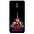 Snooky Printed Rainbow Music Mobile Back Cover For Lenovo A6600 - Black