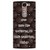 Snooky Printed Beautiful Things Mobile Back Cover For Lg Spirit - Brown