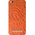 Printed Designer Back Cover For Redmi 4A - Wood Carving Pattern Design