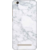 Printed Designer Back Cover For Redmi 4A - White Marble Design