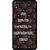 Snooky Printed Beautiful Things Mobile Back Cover For HTC Desire 728 - Brown
