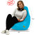 Beanbagwala Original XL BEAN BAG-TURQUOISE-COVERS(Without Beans)-Buy One Get One Free