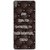 Snooky Printed Beautiful Things Mobile Back Cover For Sony Xperia XA1 - Brown