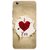 Snooky Printed Love Heart Mobile Back Cover For Vivo Y53 - Multi