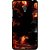 Snooky Printed Fire Lamp Mobile Back Cover For Asus Zenfone 5 - Orange