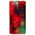 Snooky Printed Modern Art Mobile Back Cover For Lenovo A5000 - Red