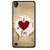 Snooky Printed Love Heart Mobile Back Cover For HTC Desire 630 - Multi