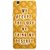 Snooky Printed Accept Love Mobile Back Cover For Micromax Yu Yureka Plus - Yellow