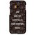 Snooky Printed Beautiful Things Mobile Back Cover For HTC One M8 - Brown