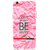 Snooky Printed Be Happy Mobile Back Cover For Oppo F3 - Pink