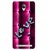 Snooky Printed Love Air Mobile Back Cover For Vivo Y28 - Purple