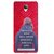 Snooky Printed Be Positive Mobile Back Cover For Vivo Y28 - Red