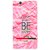 Snooky Printed Be Happy Mobile Back Cover For Sony Xperia C4 - Pink