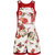 Naughty Ninos Off-White and Red Dungaree with T-Shirt