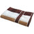 Lushomes cozy Brown stripped towel with an Ultra-Smooth Finish- Stripe collection (27 x 54  or 70 x 140 cms, single pc) 450 GSM