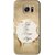 Snooky Printed Dreams Happen Mobile Back Cover For Samsung Galaxy S7 Edge - Brown