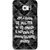 Snooky Printed Dont Judge Mobile Back Cover For Samsung Galaxy S6 Edge Plus - Black