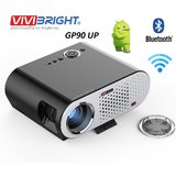 Vivibright GP90UP Android WIFI Portable Projector LED LCD 3200 Lumens 1280800 Support 1080P