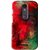 Snooky Printed Modern Art Mobile Back Cover For Moto X Force - Red