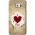Snooky Printed Love Heart Mobile Back Cover For Samsung Galaxy Note 6 - Multi