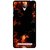 Snooky Printed Fire Lamp Mobile Back Cover For Vivo Y28 - Orange