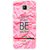 Snooky Printed Be Happy Mobile Back Cover For Micromax Canvas Nitro A310 - Pink