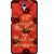Snooky Printed We Deserve Mobile Back Cover For HTC Desire 620 - Red