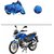 AutoStark Water Resistant Blue Bike Cover Bike Body Cover Military Design For Bajaj Discover 100 DTS-i