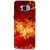 Snooky Printed Flamy Fire Mobile Back Cover For Samsung Galaxy S8 - Red