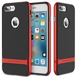 iPhone 7 Plus (5.5 Inch) Case, ROCK MOOST Royce Series Dual Layer Thin Slim Shockproof Case for iPhone 7 Plus Black