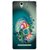 Snooky Printed Sky Flower Mobile Back Cover For Sony Xperia C3 - Multi