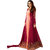 Om Fashion Latest Orange and Red Georgette Party Wea Salwar Suit/Anarkali Jacket (f1165)