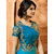 Ethnic Empire Bollywood Designer Sky Blue Silk Anarkali Salwar Suit With Dupatta