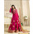 Ethnic Empire Ayesha Takia Georgette Pink Embroidered Long Anarkali Suit