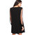 Aashish Fabrics - Black Net Full Sleeves Pearl Beading Women Dress
