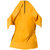 Aashish Fabrics - Mustard Cold Shoulder Ruffle Women Top