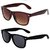 Classic Combo Black And Brown Wayfarer Unisex