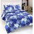 Reet Textile 3D Printed Polycotton Multicolor Double Bed Sheet with 2 Pillow Covers