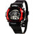 Sports Multi Color Light Digital Red Wrist Watch for Children