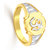 Classic OM Plain Yellow Gold  Plated Ring for Men CJ5031FRG24