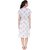 Vixenwrap Coral White Printed Maternity Dress