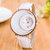 New Crystal Diamond White Color Women's Watch
