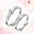 Prince  Princess Sterling Silver Designer Couple rings