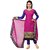 Kesu Fashion Women's Embroidered Un-stitched Salwar Suits / Dress Materials (Cotton FabricPink ColorZHBHD1001)