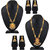 Asmitta Delightly Long Haram Gold plated Opera Style Laxmi Design Set of 2 Necklace Set For Women