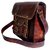 IHandikart Leather 11 Inch Shoulder Messenger Bag / Tablet Bag For Boys  Girls