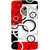 Lenovo K4 Note Case, Circles White Red Black Slim Fit Hard Case Cover/Back Cover for Lenovo Vibe K4 Note