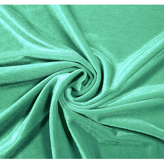 3 meters cotton velvet fabric bright green width 58 inches for garments and home furnishings.